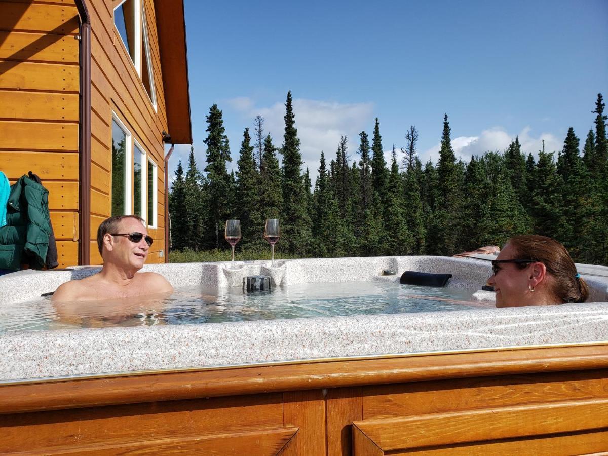 Denali Wild Stay - Bear Cabin With Hot Tub And Free Wifi, Private, Sleep 6 Healy Eksteriør billede